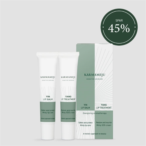 KARMAMEJU GAVEÆSKE LIP BALM/LIP TREATMENT VÆRDI 298,-